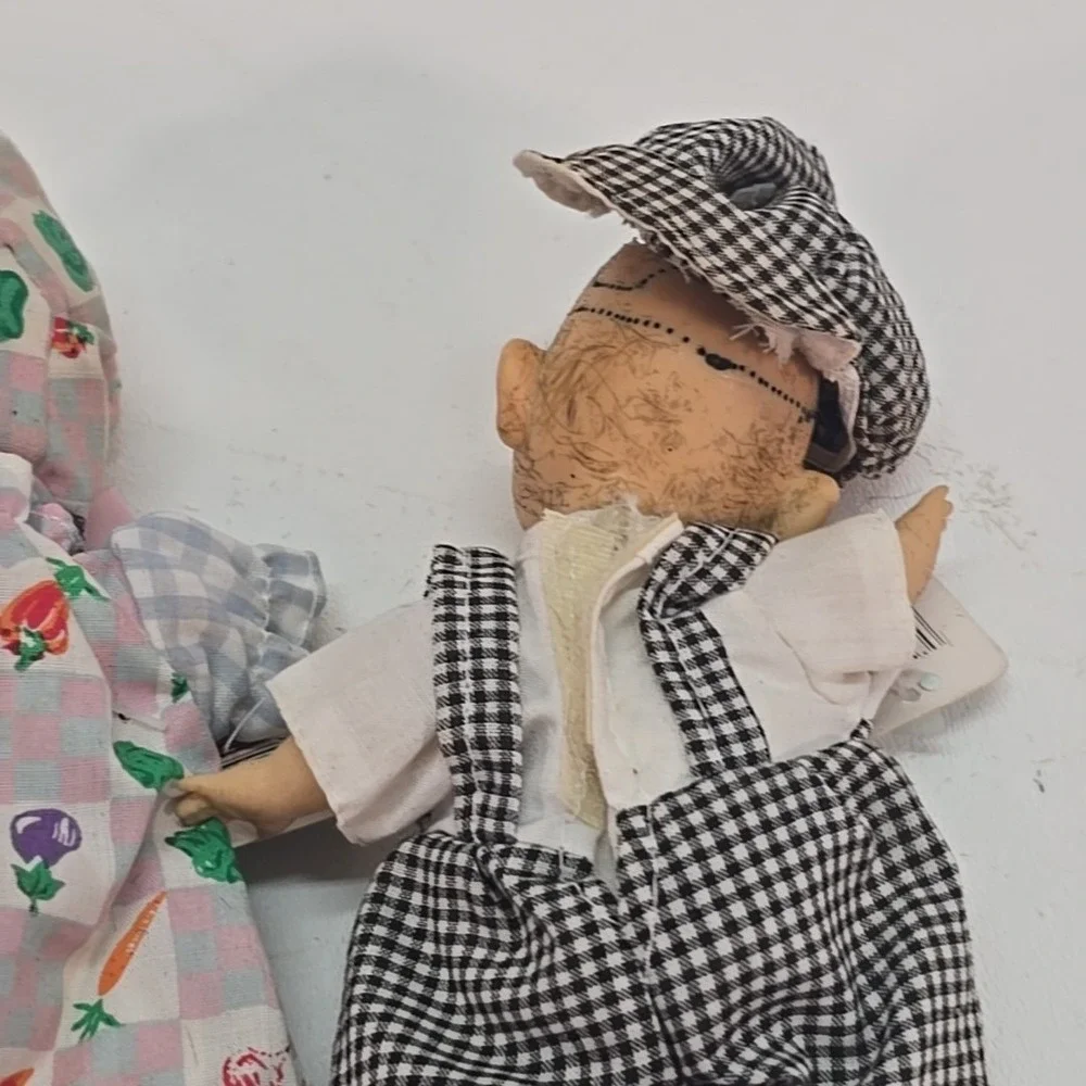 Gi-go Expressions Baby Doll Palm Pals‎ Bean Bag Vintage 90s Face Set Of 4